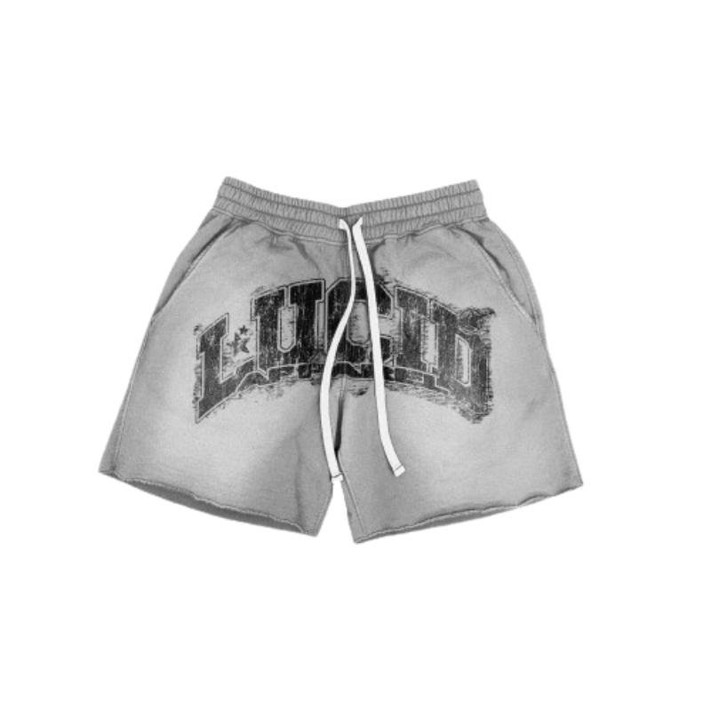 Acid Wash Shorts GREY